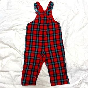Vintage Gymboree overalls . Super cute for Christmas season . 1.5 year2 year .